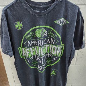 Men's affliction large shirt